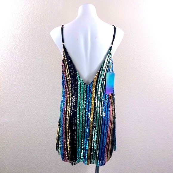 Show Me Your MuMu Vivian Sequined Mini Dress - Picture 4 of 12